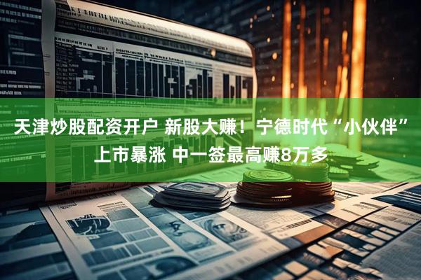 天津炒股配资开户 新股大赚！宁德时代“小伙伴”上市暴涨 中一签最高赚8万多