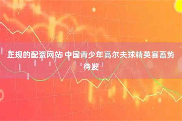 正规的配资网站 中国青少年高尔夫球精英赛蓄势待发